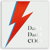 Father's Day Card Silver Foil Bowie Lightning Bolt Design by The Doodle Factory