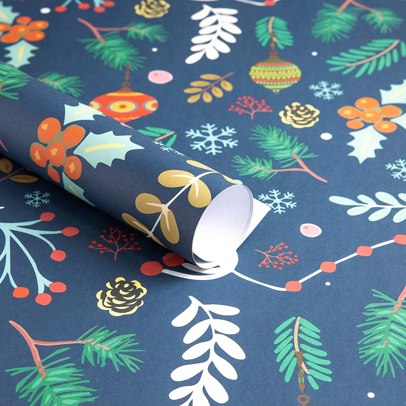 Christmas Eco Friendly Wrapping Paper, 100% Recycled