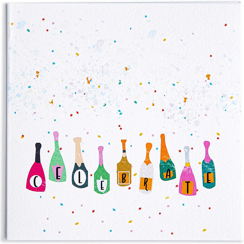 Designer Trendy Individual Birthday Card Celebration Bubbles Design by The Doodle Factory…