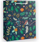 Set of 3 Unique Nutcracker Luxury Christmas Gift Bags - Eco Friendly, Made in UK, 100% Recyclable - Designed for Women Men and Children by The Doodle Factory